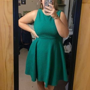 Green Calvin Klein dress